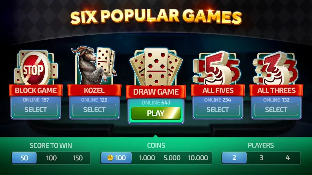 Domino - Dominos online game  [МОД Menu] Screenshot 3