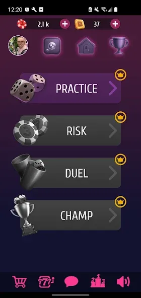 Farkle Pro - 10000 dice game  [МОД Бесконечные деньги] Screenshot 1