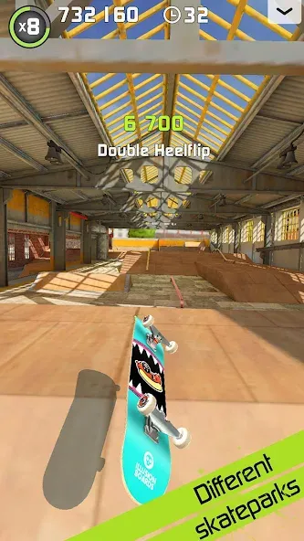 Touchgrind Skate 2 (Тачгринд Скейт 2)  [МОД Unlimited Money] Screenshot 3