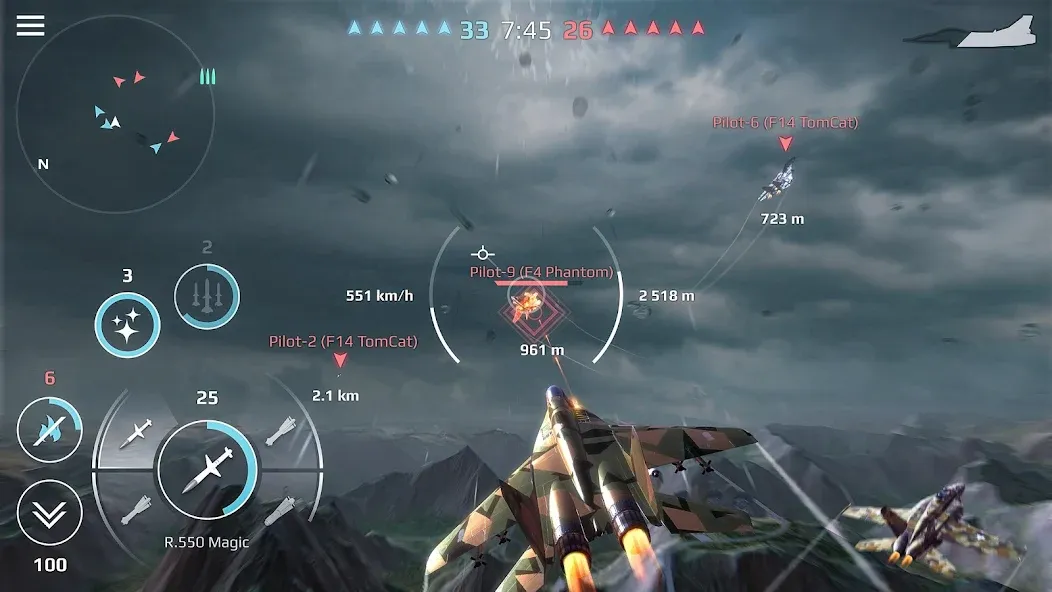 Sky Combat: War Planes Online (Скай Комбат)  [МОД Бесконечные деньги] Screenshot 1