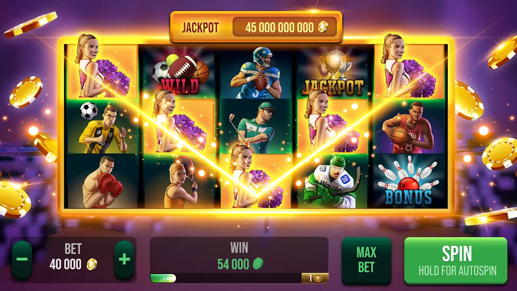 Casino All Star: Poker & Slots (Казино Олл Стар)  [МОД Бесконечные монеты] Screenshot 3