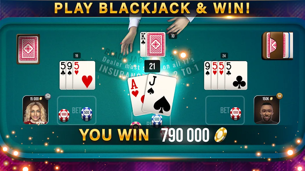 Casino All Star: Poker & Slots (Казино Олл Стар)  [МОД Бесконечные монеты] Screenshot 5