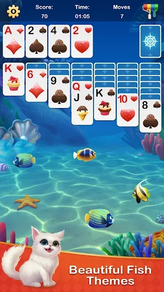 Solitaire Jigsaw Puzzle (Солитер Пазл)  [МОД Много монет] Screenshot 2