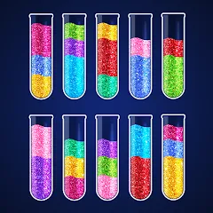 Скачать взломанную Water Sort Puzzle - Color Game (Уотер Сорт Пазл)  [МОД Много денег] - полная версия apk на Андроид