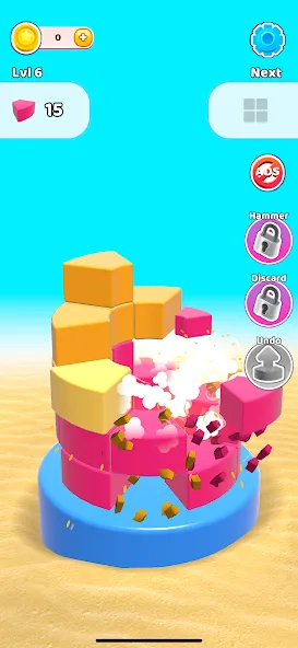 Color Wall 3D: Brain Puzzle (Цветная стена 3D)  [МОД Много монет] Screenshot 2