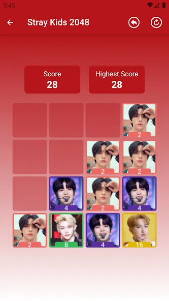 Stray Kids 2048 Game (Стрей Кидз 2048 игра)  [МОД Unlimited Money] Screenshot 4