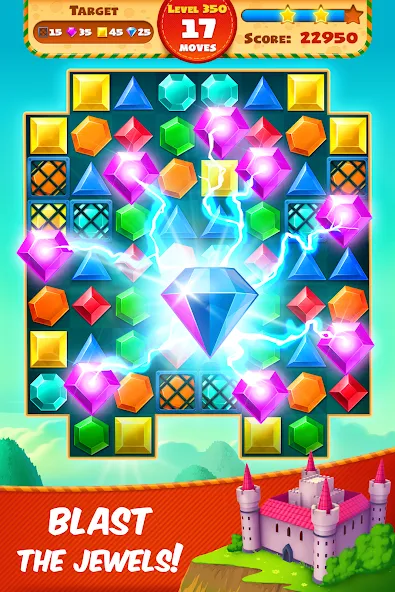 Jewel Empire : Quest & Match 3  [МОД Unlimited Money] Screenshot 4