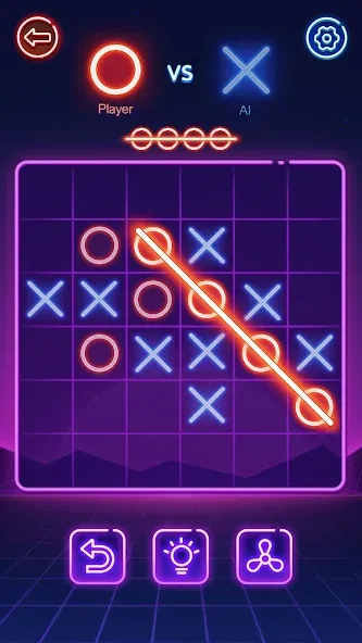 Tic Tac Toe 2 Player: XOXO  [МОД Unlimited Money] Screenshot 2