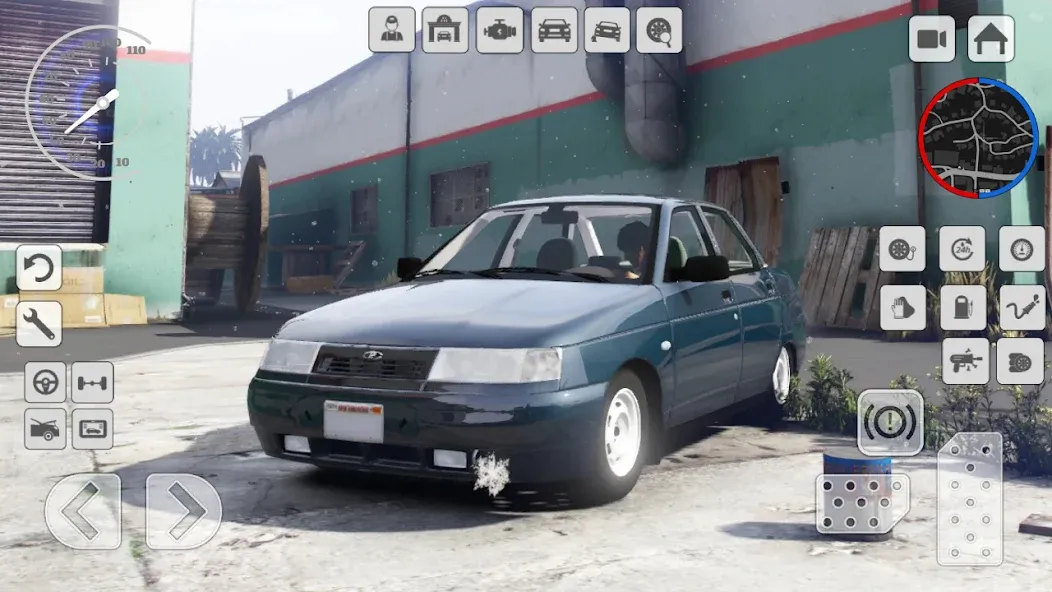 Drift 2110: Russian Tuning VAZ  [МОД Бесконечные деньги] Screenshot 4