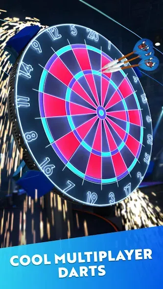 Darts of Fury (Дартс оф Фьюри)  [МОД Много монет] Screenshot 1