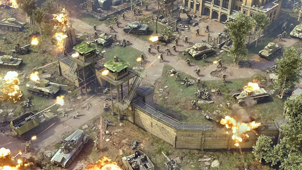 Heroes of Wars: WW2 Battles (2 (Хероэс оф Варс)  [МОД Много денег] Screenshot 1